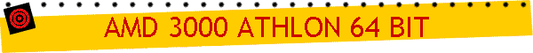 AMD 3000 ATHLON 64 BIT
